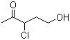 structure of CAS# 13045-13-1, 3-Chloro-4-oxo-1-pentanol