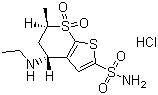structure of CAS# 130693-82-2, 盐酸多佐胺