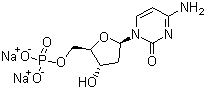 structure of CAS# 13085-50-2, 2'-脱氧胞苷-5'-磷酸二钠