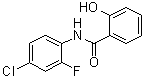 structure of CAS# 1308631-40-4, N-(4-氯-2-氟苯基)-2-羟基苯甲酰胺
