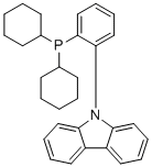 structure of CAS# 1308652-64-3, 9-[2-(二环己基膦基)苯基]-9H-咔唑