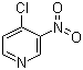 structure of CAS# 13091-23-1, 4-氯-3-硝基吡啶