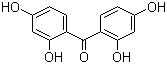 structure of CAS# 131-55-5, 2,2',4,4'-Tetrahydroxybenzophenone