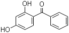 CAS # 131-56-6, 2,4-Dihydroxybenzophenone, Benzoresorcinol, (2,4-dihydroxyphenyl)phenyl-methanone