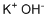 Potassium hydroxide  molecular structure (CAS 1310-58-3)