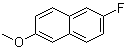 structure of CAS# 13101-89-8, 2-氟-6-甲氧基萘