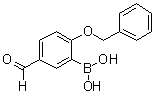 structure of CAS# 1310384-22-5, 2-Benzyloxy-5-formylphenylboronic acid