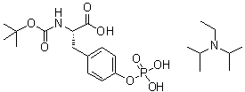 CAS 登录号：131124-82-8, N-乙基-N-(1-甲基乙基)-2-丙胺与N-[(1,1-二甲基乙氧基)羰基]-L-酪氨酸磷酸二氢酯的化合物