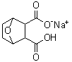 structure of CAS# 13114-29-9, 7-氧杂双环[2.2.1]庚烷-2,3-二羧酸单钠盐
