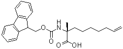 structure of CAS# 1311933-84-2, (2R)-2-[[芴甲氧羰基]氨基]-2-甲基-8-壬烯酸