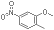 structure of CAS# 13120-77-9, 2-Methyl-5-nitroanisole