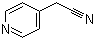 structure of CAS# 13121-99-8, 2-(Pyridin-4-yl)acetonitrile