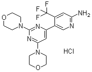 structure of CAS# 1312445-63-8, Buparlisib hydrochloride