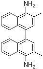 structure of CAS# 13138-48-2, 3,3'-Dimethylnaphthidine
