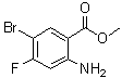 structure of CAS# 1314987-34-2, 2-氨基-5-溴-4-氟苯甲酸甲酯