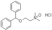 CAS 登录号：13168-00-8, 2-(二苯基甲氧基)-N,N-二甲基乙胺 N-氧化物盐酸盐