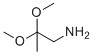 structure of CAS# 131713-50-3, 2,2-Dimethoxypropan-1-amine