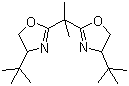 structure of CAS# 131833-93-7, (S,S)-(-)-2,2'-异丙叉双(4-叔丁基-2-噁唑啉)