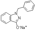 structure of CAS# 13185-09-6, 1-苄基-1H-吲唑-3-醇钠盐