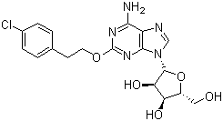 CAS 登录号：131865-88-8, 2-[2-(4-氯苯基)乙氧基]腺苷