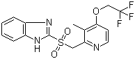 structure of CAS# 131926-99-3, Lansoprazole sulfone
