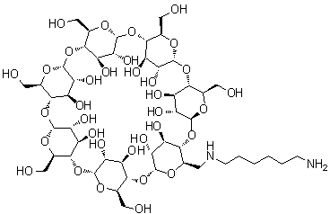 CAS 登录号：131991-61-2, 6A-[(6-氨基己基)氨基]-6A-脱氧-beta-环糊精