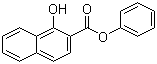 structure of CAS# 132-54-7, Phenyl 1-hydroxy-2-naphthoate
