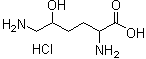 structure of CAS# 13204-98-3, 5-羟基-DL-赖氨酸盐酸盐
