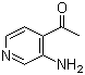 structure of CAS# 13210-52-1, 1-(3-Aminopyridin-4-yl)ethanone