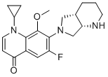 structure of CAS# 1322062-57-6, 莫昔沙星脱羧类似物