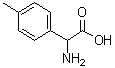 structure of CAS# 13227-01-5, alpha-Amino-4-methylbenzeneacetic acid
