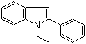 structure of CAS# 13228-39-2, 1-乙基-2-苯基吲哚