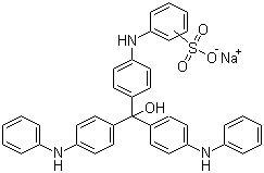 structure of CAS# 1324-80-7, Acid Blue 119