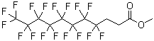structure of CAS# 132424-37-4, 4,4,5,5,6,6,7,7,8,8,9,9,10,10,11,11,11-十七氟十一烷酸甲酯