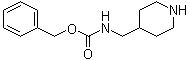 structure of CAS# 132431-09-5, (哌啶-4-基甲基)氨基甲酸苄酯