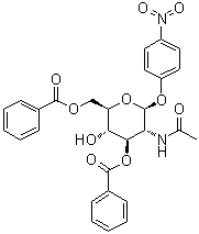 CAS # 132498-72-7, 4-Nitrophenyl 2-(acetylamino)-2-deoxy-beta-D-glucopyranoside 3,6-dibenzoate