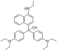 CAS 登录号：1325-86-6, 溶剂蓝 5, alpha,alpha-双[4-(二乙基氨基)-苯基]-4-(乙基氨基)-1-萘甲醇