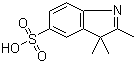 structure of CAS# 132557-72-3, 2,3,3-Trimethyl-3H-indole-5-sulfonic acid