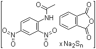 CAS # 1326-40-5, Sulphur Yellow 9, N-(2,4-Dinitrophenyl)acetamide reaction products with phthalic anhydride and sodium sulfide, C.I. 53010