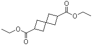 structure of CAS# 132616-34-3, Spiro[3.3]heptane-2,6-dicarboxylic acid diethyl ester
