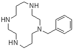structure of CAS# 132723-93-4, 1-苄基-1,4,8,11-四氮杂环十四烷