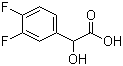 structure of CAS# 132741-29-8, 3,4-二氟扁桃酸