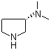 structure of CAS# 132883-44-4, (S)-3-(二甲基氨基)吡咯烷