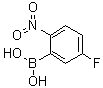structure of CAS# 1329171-65-4, 5-Fluoro-2-nitrophenylboronic acid