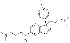 CAS 登录号：1329745-98-3, 4-(二甲基氨基)-1-[1-[3-(二甲基氨基)丙基]-1-(4-氟苯基)-1,3-二氢-5-异苯并呋喃基]-1-丁酮