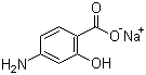 Sodium 4-aminosalicylate  molecular structure (CAS 133-10-8)