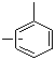 Xylene molecular structure (CAS 1330-20-7)