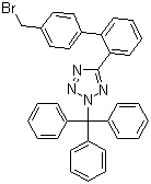 CAS # 133051-88-4, 5-[4'-(Bromomethyl)-[1,1'-biphenyl]-2-yl]-2-(triphenylmethyl)-2H-tetrazole