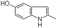 structure of CAS# 13314-85-7, 5-羟基-2-甲基吲哚