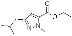 CAS # 133261-09-3, 1-Methyl-3-(2-methylpropyl)-1H-pyrazole-5-carboxylic acid ethyl ester